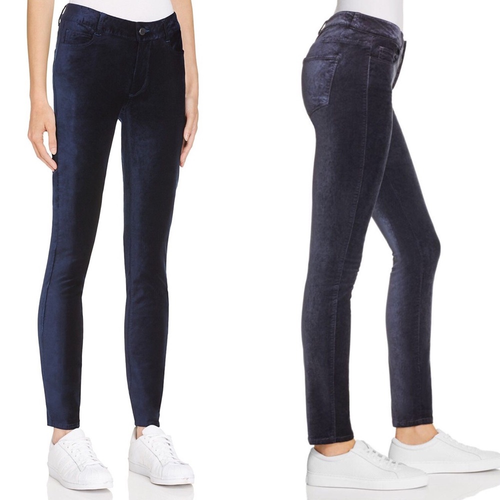 PAIGE Verdugo Ultra Skinny Velvet Pants
